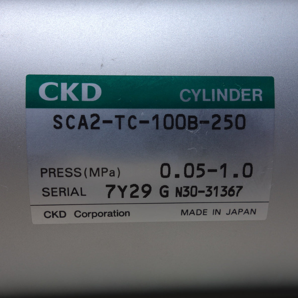 未使用◆CKD セレックス シリンダ SCA2-TC-100B-250 エア シリンダー 一般形 タイロッド シリンダ◆