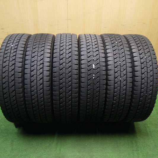 バリ溝！21年！9分！6本★トラック タイヤ 205/85R16 117/115L スタッドレス ブリヂストン ブリザック W979 16インチ★5122305Hスタ