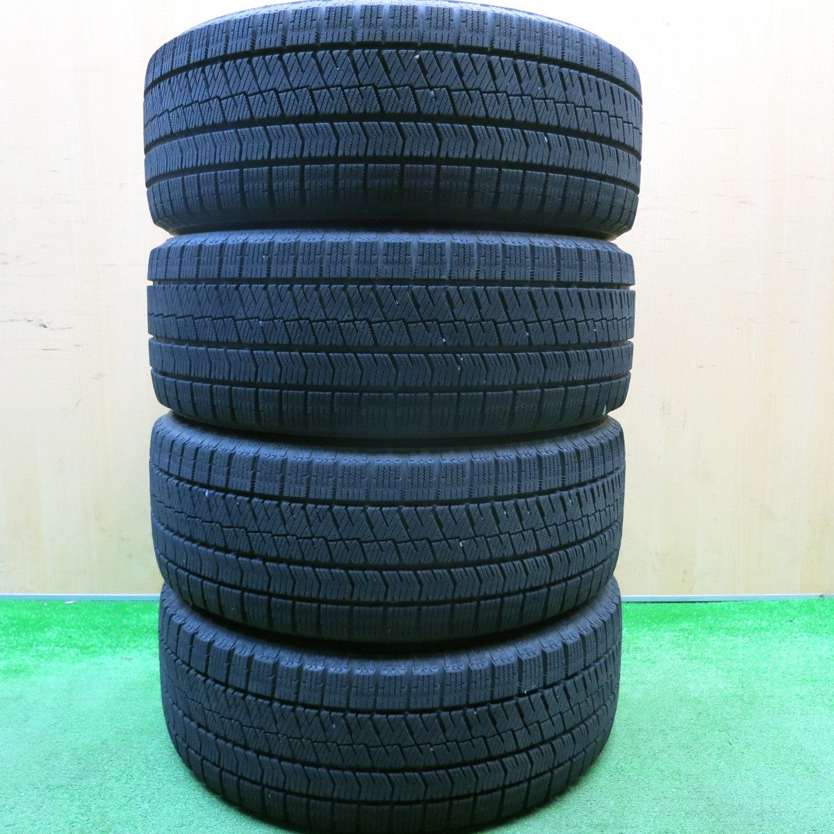 バリ溝！キレイ！9分★スタッドレス  ENKEI PF01 195/50R16 ブリヂストン ブリザック VRX2 エンケイ 16インチ PCD100/4H★5113009HAス