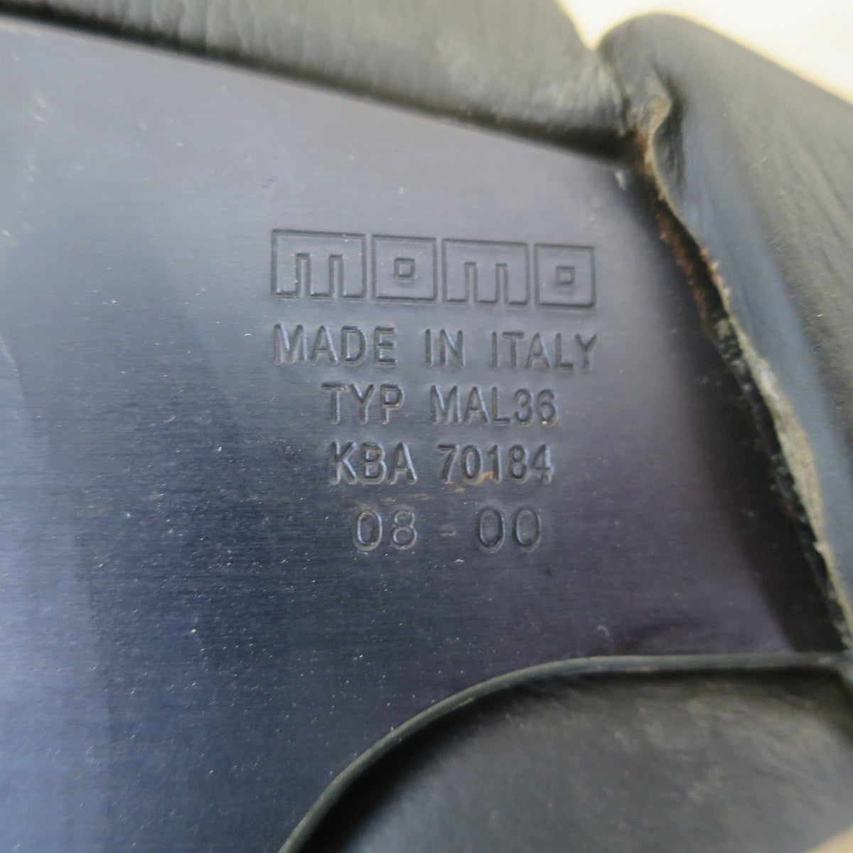 ☆MOMO モモ ステアリング ハンドル TYP MAL36 KBA70184 08-00 レザー ウッド カー パーツ☆