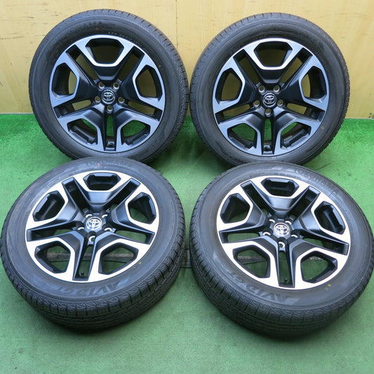 新車外し★トヨタ RAV4 アドベンチャー 純正 235/55R19 ヨコハマ AVID GT S35 18インチ PCD114.3/5H★5091108HAノ