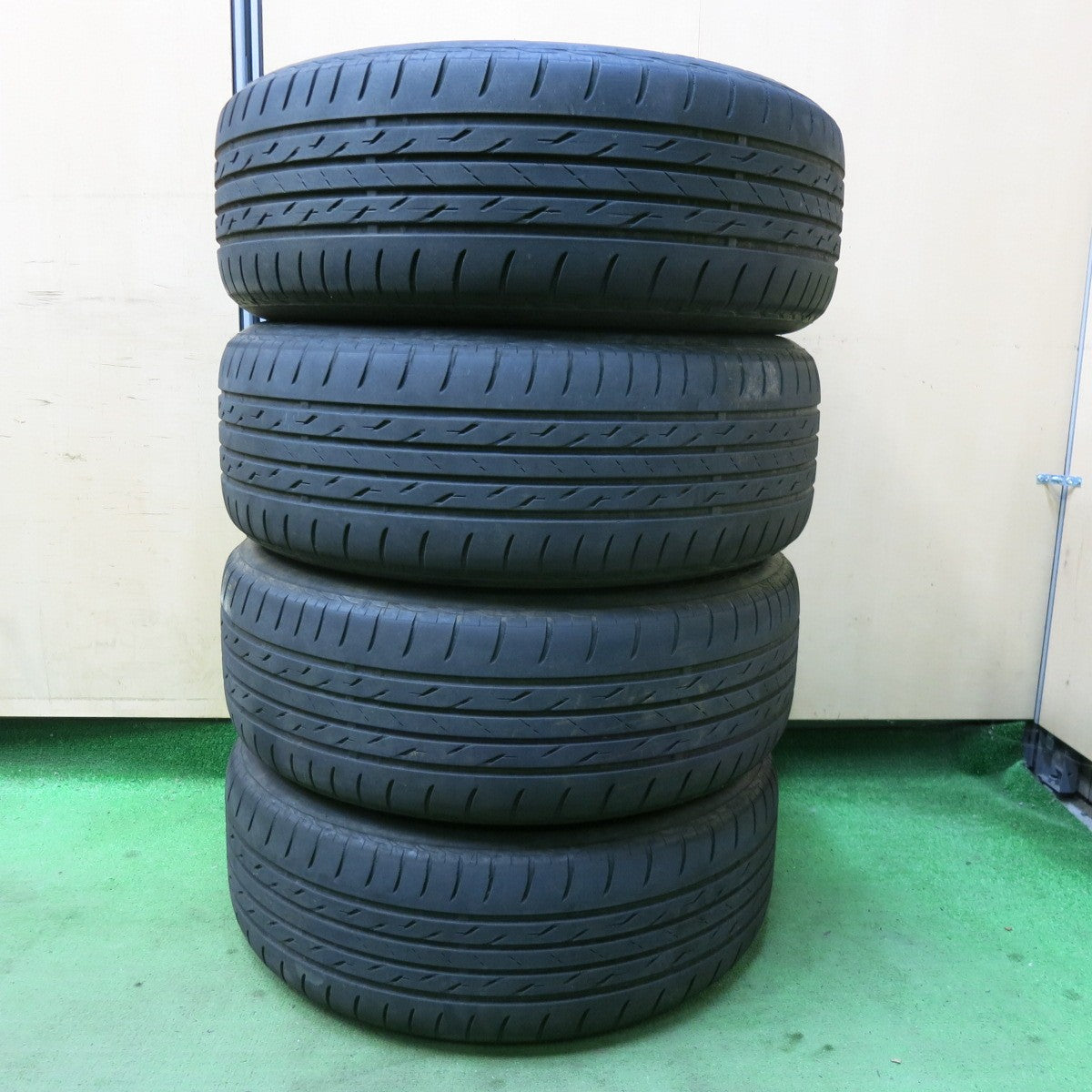 4本価格★トヨタ 130系 マークX 純正 スチール 215/60R16 ブリヂストン ネクストリー エコピア 16インチ PCD114.3/5H★5061309SYノ