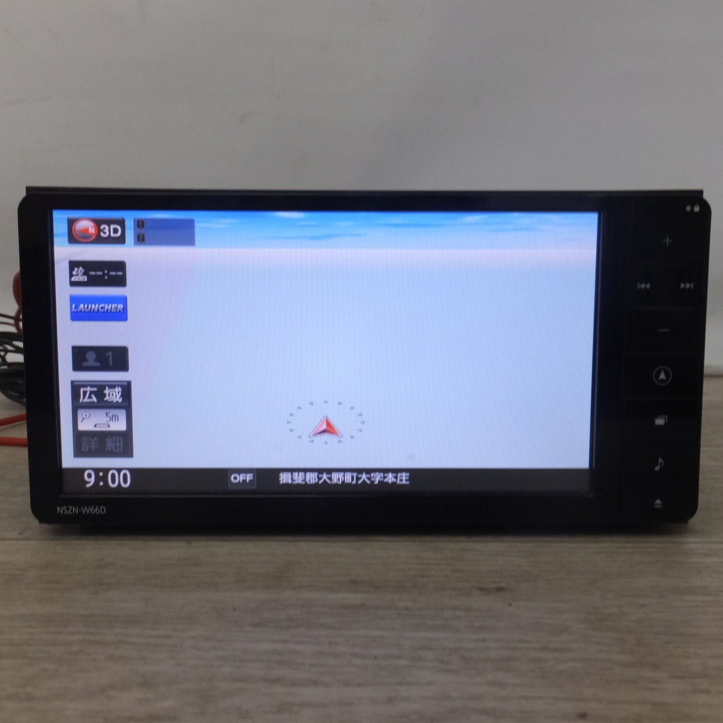 [送料無料] ★パナソニック製 ダイハツ 純正 SDナビゲーション ワイド スタンダードメモリーナビNSZN-W66D 08545-K9105(46)★