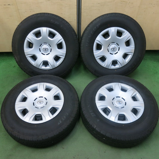バリ溝！22年！9.5分★トヨタ 200系 ハイエース 純正 スチール 195/80R15 107/105N ダンロップ SP175N 15インチ PCD139.7/6H★5092003SKノ