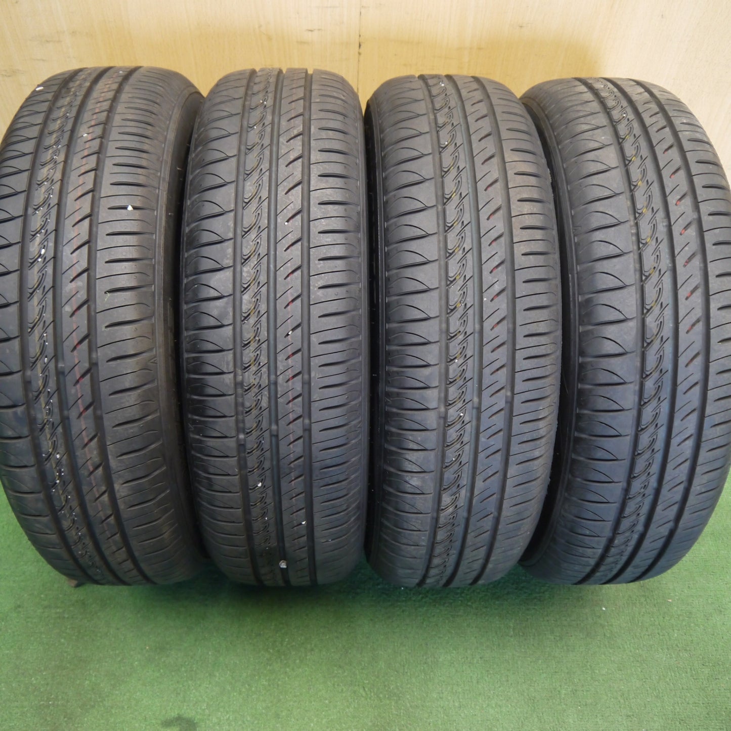 バリ溝！25年！9.5分◎155/65R14 トーヨー プロクセス CF3 スチール ホイール 14インチ PCD100/4H◎6071505Hノ