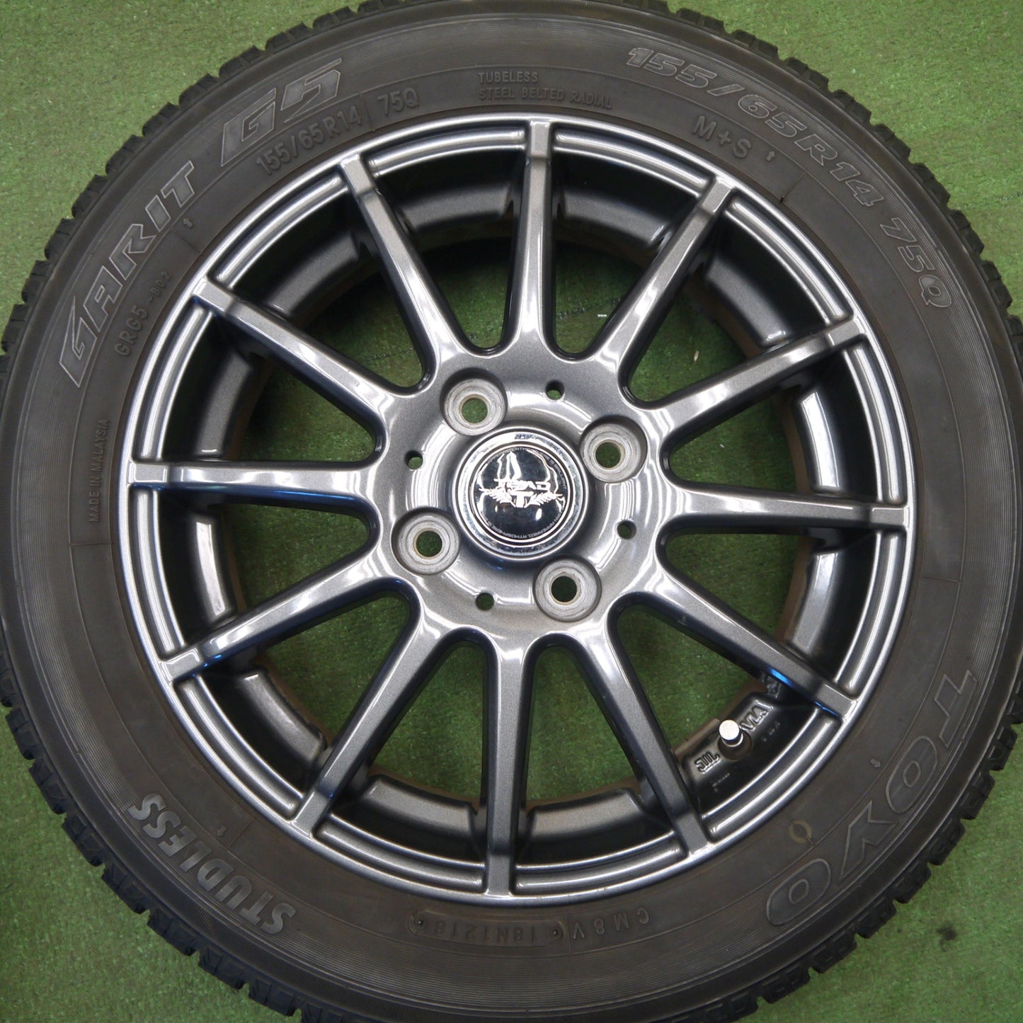 キレイ★スタッドレス 155/65R14 トーヨー ガリット G5 TEAD テッド 14インチ PCD100/4H★6031605Hス