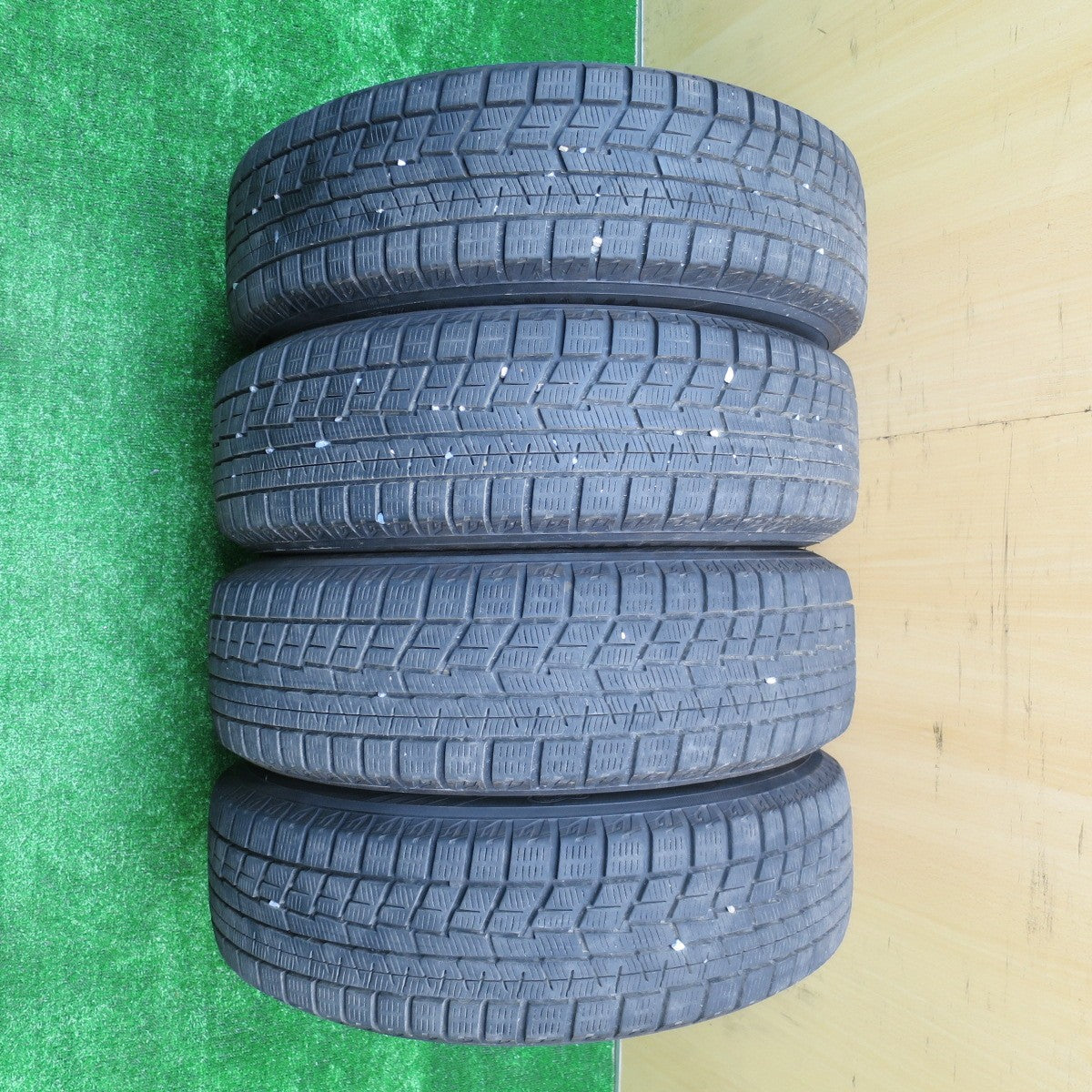 バリ溝！22年！キレイ！9分★スタッドレス 175/65R15 ヨコハマ アイスガード iG60 EuroSpeed MANARAY SPORT ユーロスピード 15インチ PCD100/4H★5100802NJス