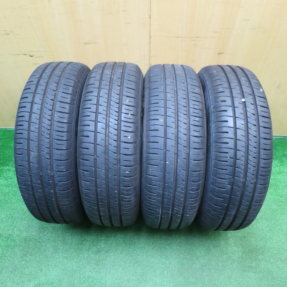 バリ溝！24年！9.5分★スバル インプレッサ 純正 195/65R15 ダンロップ エナセーブ EC204 15インチ PCD100/5H★5110309NJノ