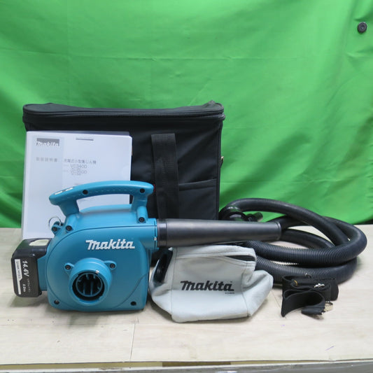 [送料無料] キレイ☆マキタ 充電式 小型 集じん機 14.4V VC340D 社外バッテリー 付き 電動 工具☆