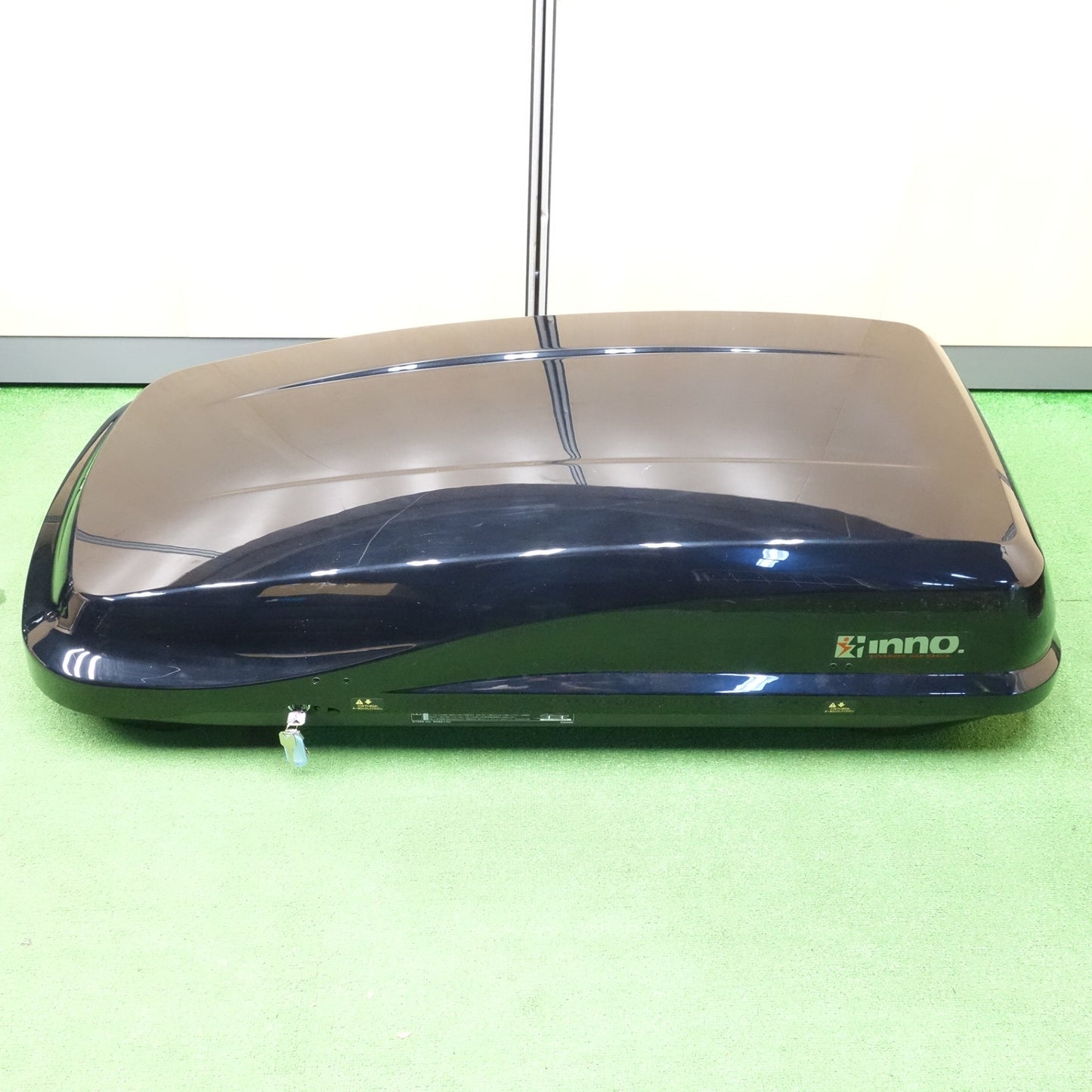 【愛知発 直接引取限定】付属品付き！鍵付き◆inno. Carmate リッジ トランク BRW240 ルーフボックス 最大積載量 50kg イノー カーメイト ブラック 黒◆