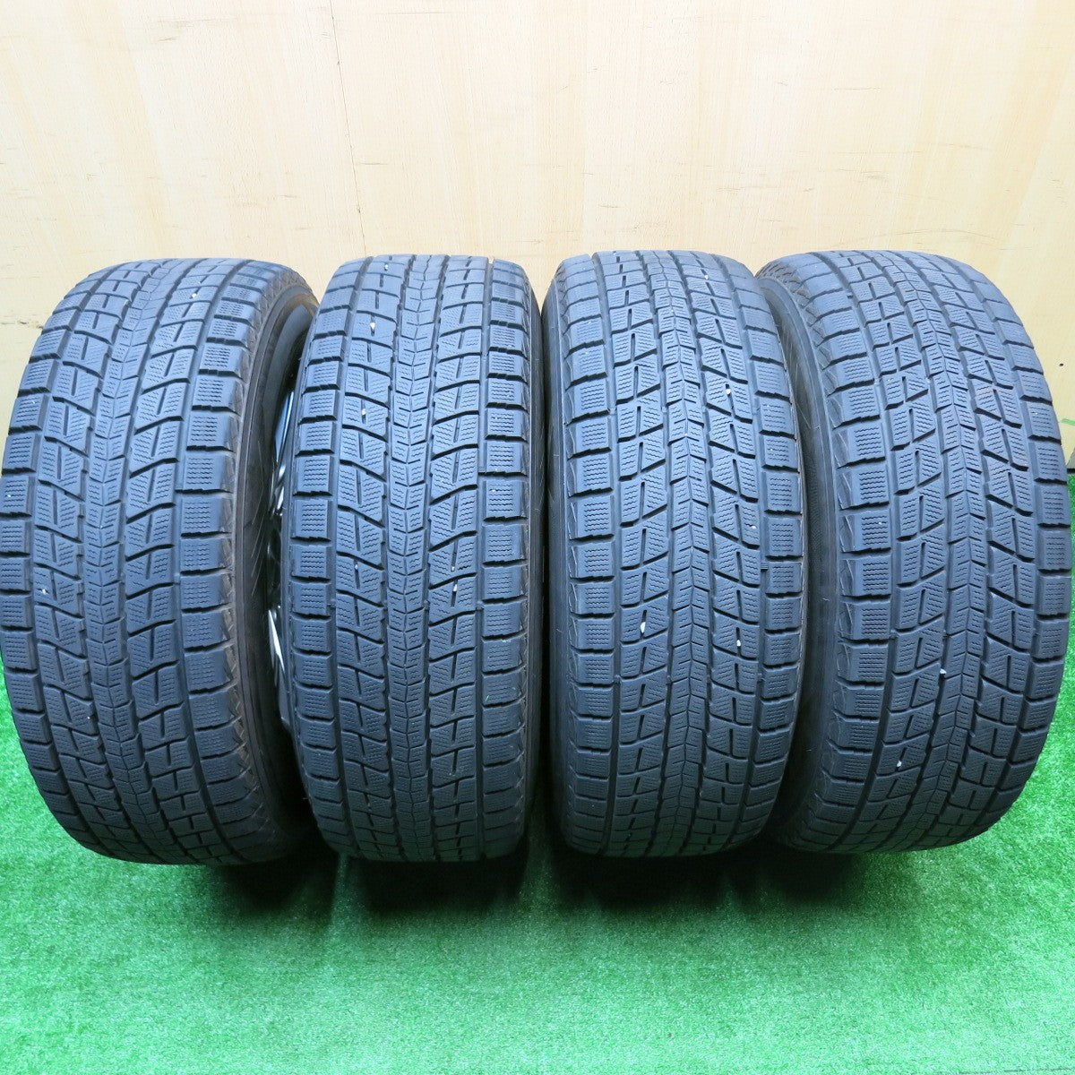 バリ溝！キレイ！9.5分★PREMIX 飛車 265/65R17 スタッドレス ダンロップ ウインターマックス SJ8 17インチ プレミックス ヒシャ PCD139.7/6H★5101802HAス
