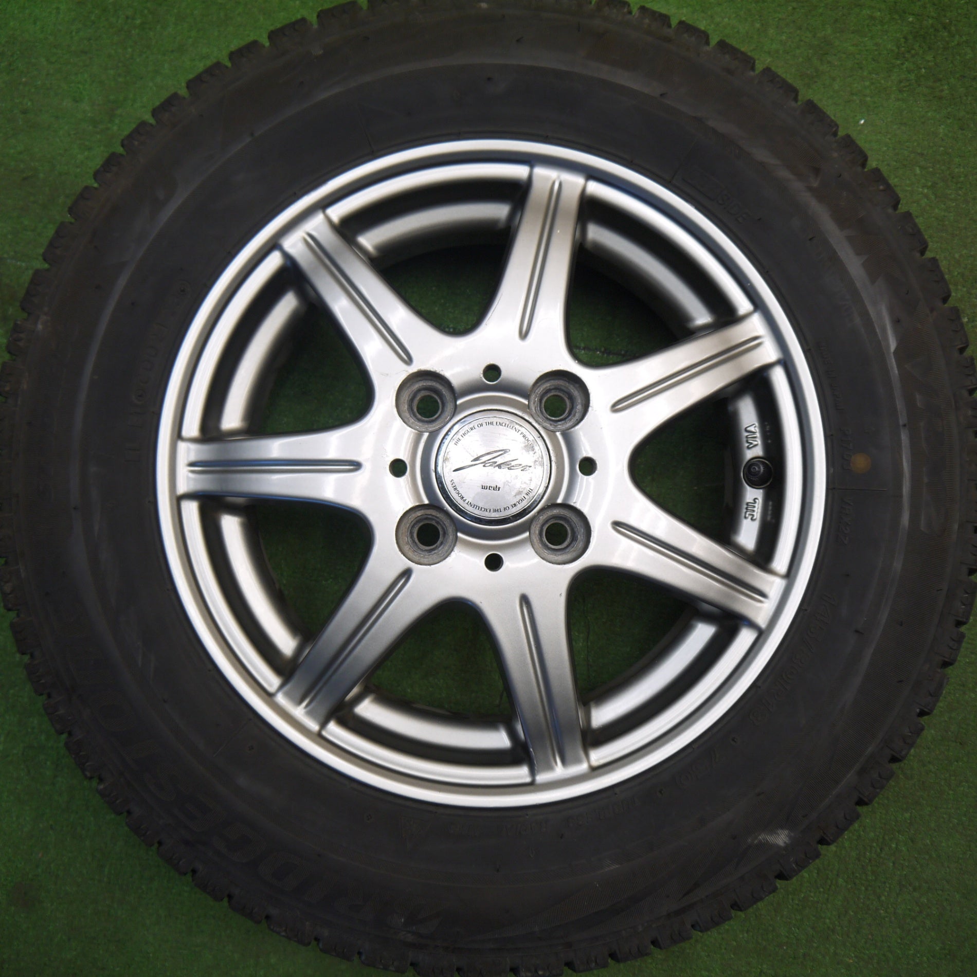 212-646 JOKER 145/80R13 4本 weds JOKER アルミホイール 