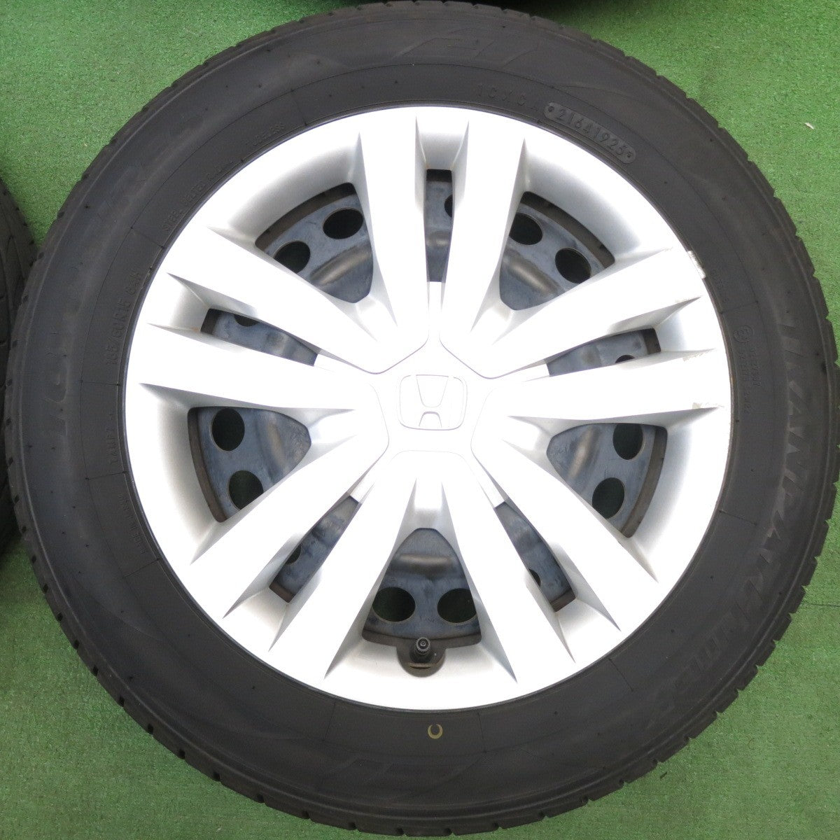 バリ溝！25年！9.5分★ホンダ フィット 純正 スチール 185/60R15 トーヨー トランパス MP7 15インチ PCD100/4H★6032904HAノ
