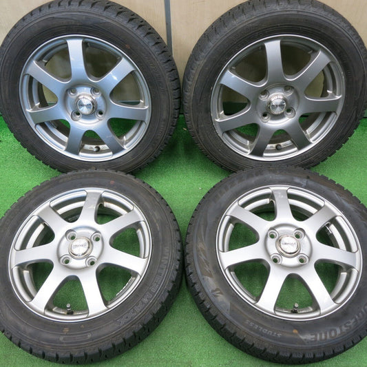 バリ溝！23年！9.5分以上★スタッドレス 155/65R14 ブリヂストン ブリザック VRX2 ダンロップ ウインターマックス WM02 SIBILLA EQ-7 シビラ 14インチ PCD100/4H★4120704NJス