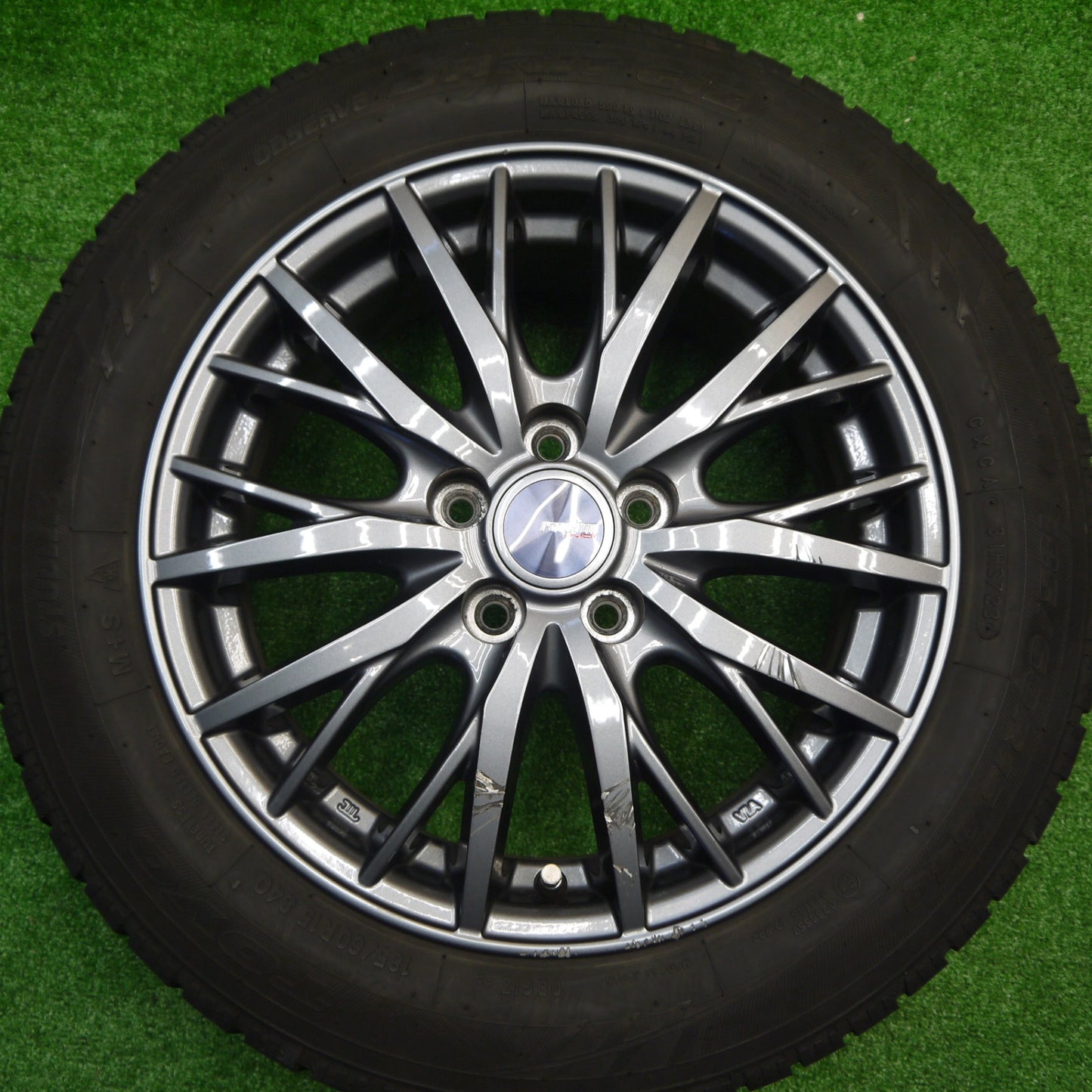 キレイ！23年★シエンタ 等 185/60R15 スタッドレス トーヨー オブザーブ ガリット GIZ ravrion RM01 ラブリオン 15インチ PCD100/5H★5101005Hス