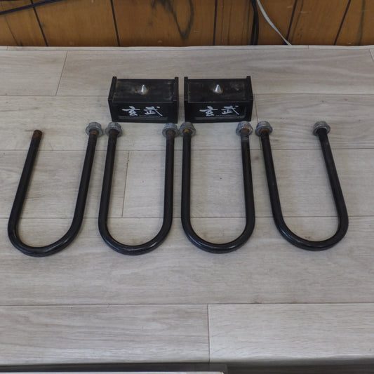 [送料無料] ★玄武 Genb ハイエース	TRH KDH GDH200系 ハイトダウンブロックキット SDB20H 2.0インチ 50ミリ セット★