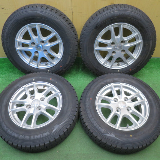 バリ溝！23年！9.5分★スタッドレス 155/80R13 ダンロップ ウインターマックス WM02 ENERGY LINE エナジーライン 13インチ PCD100/4H★6020502NJス