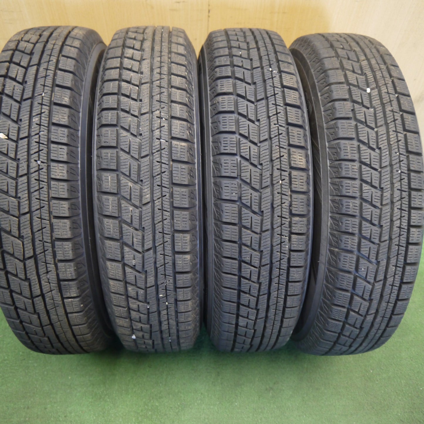 バリ溝！22年！9.5分◎スタッドレス 145/80R13 ヨコハマ アイスガード iG60 スチール ホイール 13インチ PCD100/4H◎6073101Hス