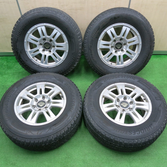 [送料無料] バリ溝！22年！9分★スタッドレス 265/65R17 ブリヂストン ブリザック DM-V3 MAD CROSS XD-7 マッドクロス PCD139.7/6H★4103101HAス