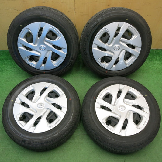 4本価格！23年★トヨタ アクア 純正 スチール 185/65R15 ブリヂストン エコピア EP150 15インチ PCD100/4H★6040506HAノ