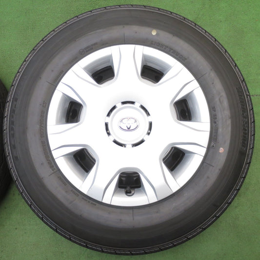 新車外し！26年◎トヨタ 200系 ハイエース 純正 スチール 195/80R15 107/105S ブリヂストン エコピア RD613 15インチ PCD139.7/6H◎6082807NJノ