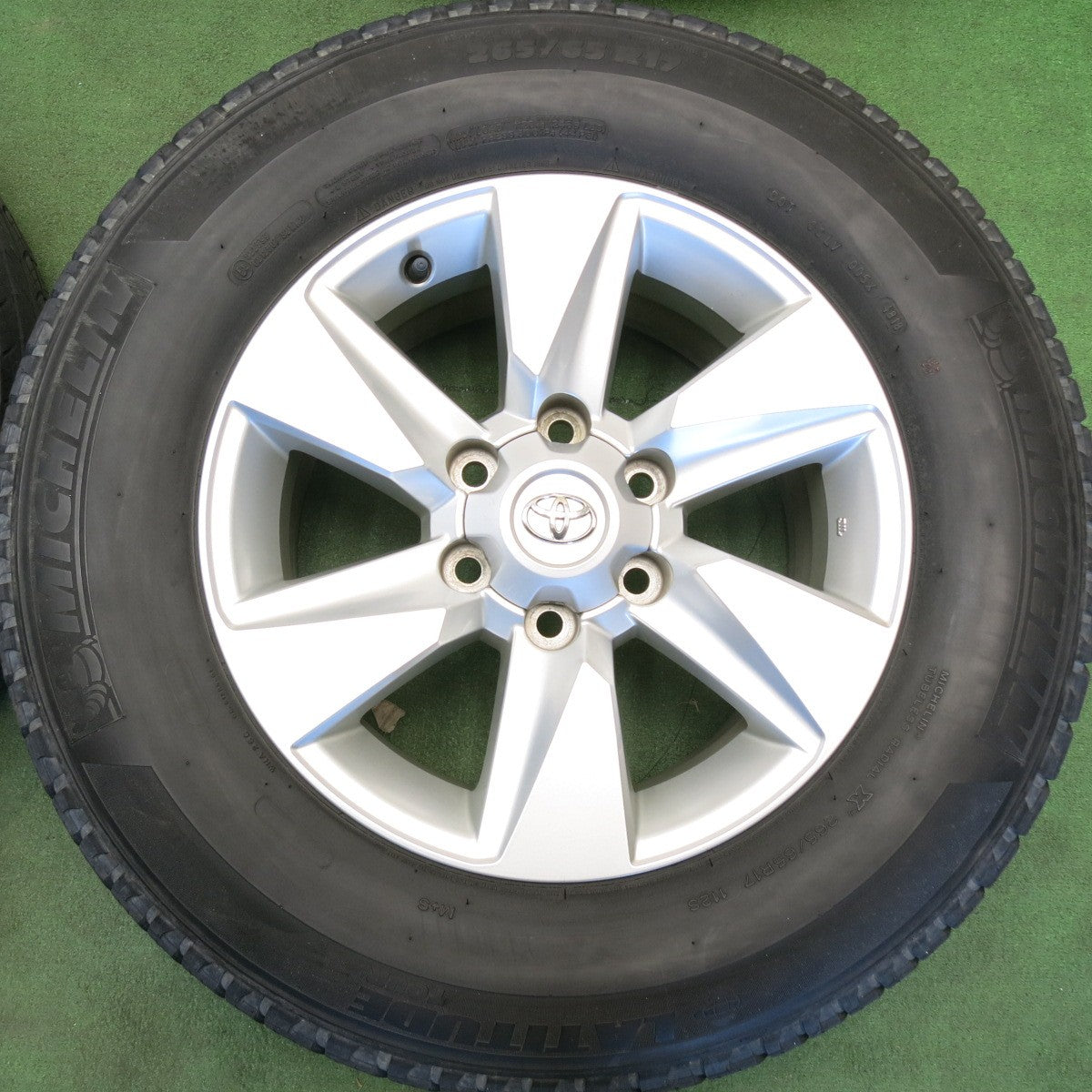4本価格★トヨタ 150系 ランクル プラド 純正 265/65R17 ミシュラン LATITUDE TOUR 17インチ PCD139.7/6H★6051711HAノ
