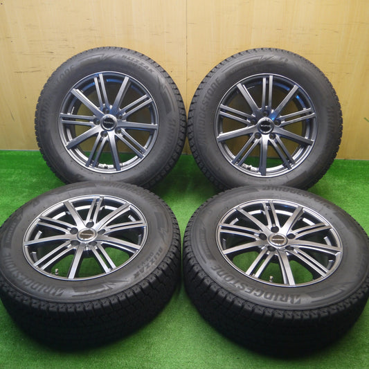 [送料無料] バリ溝！21年！キレイ！9.5分★スタッドレス 225/65R17 ブリヂストン ブリザック DM-V3 BALMINUM バルミナ 17インチ PCD114.3/5H★4102503Hス