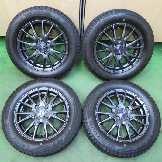キレイ！21年★スタッドレス 165/65R14 ブリヂストン ブリザック VRX2 VELVA SPORTZ ヴェルヴァ 14インチ ソリオ ハスラー 等 PCD100/4H★5082804イス