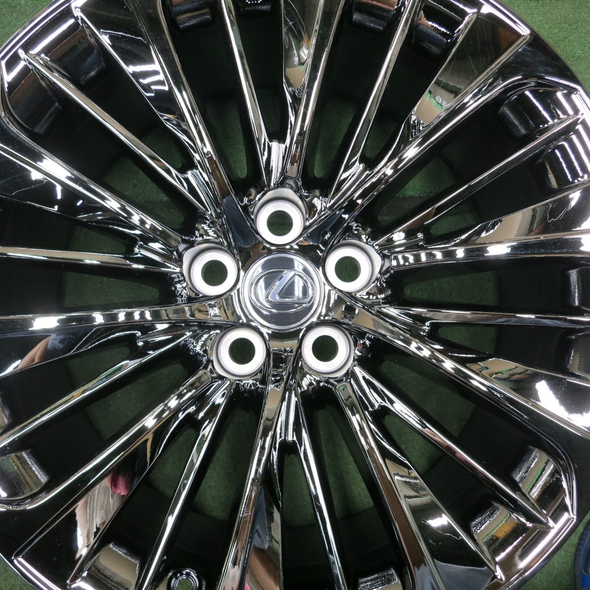 *送料無料* 新車外し★レクサス LS 純正 OP スパッタリング ホイール 20インチ 20×8.5J PCD120/5H★4060406NJホ