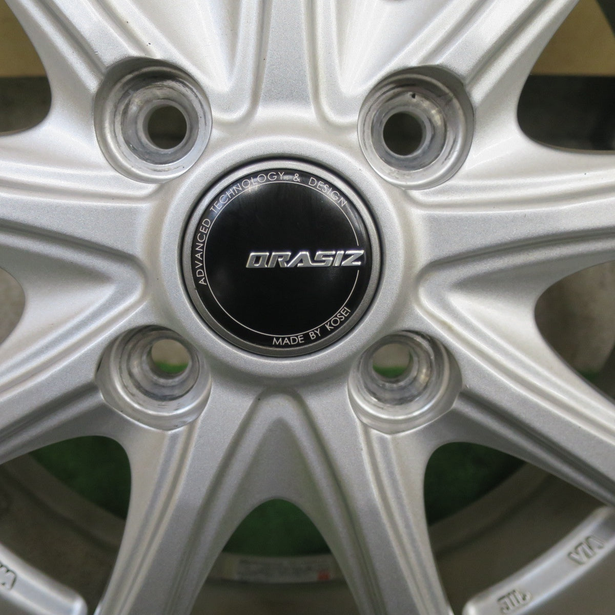 バリ溝！23年！キレイ！9.5分★スタッドレス 155/65R14 ヨコハマ アイスガード iG60 QRASIZ VS9 KOSEI クレイシズ 14インチ PCD100/4H★6022704TTス