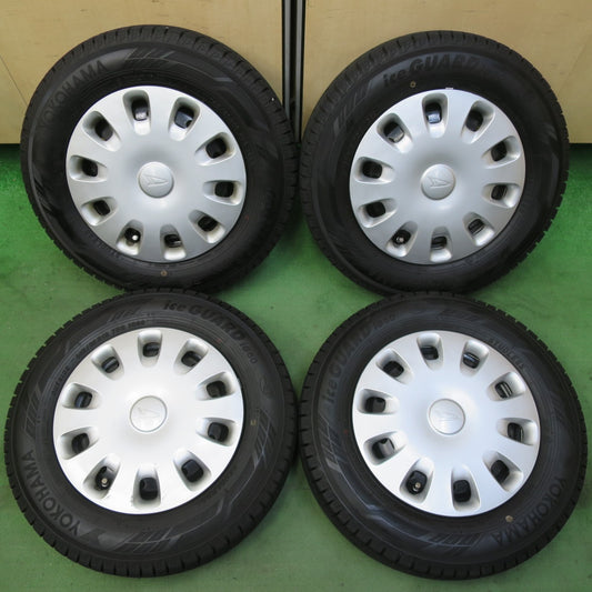 バリ溝！23年！9分★ダイハツ タント 純正 スチール 145/80R13 スタッドレス ヨコハマ アイスガード iG60 13インチ PCD100/4H★5072408イス