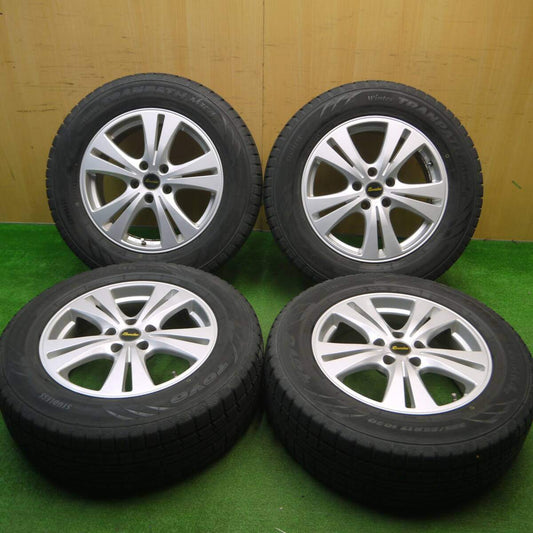 4本★スタッドレス 225/65R17 トーヨー ウインター トランパス MK4α Reverline リバーライン 17インチ PCD114.3/5H★5011409Hス