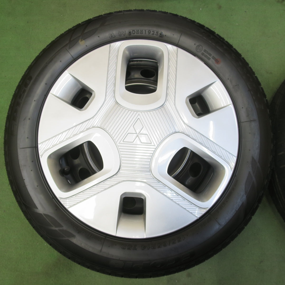 新車外し！25年◎三菱 ekスペース デリカミニ 純正 スチール 155/65R14 ブリヂストン エコピア EP150 14インチ PCD100/4H◎6081905イノ