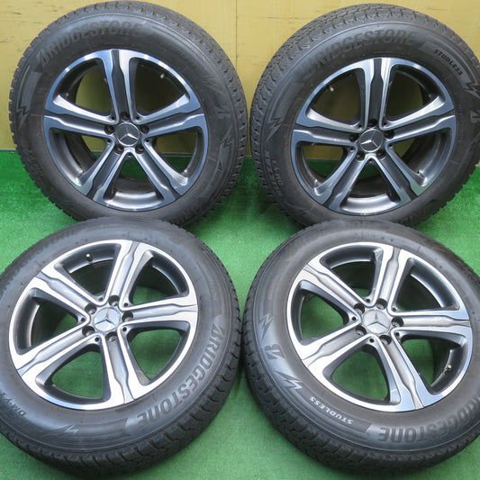 バリ溝！キレイ！8.5分★ベンツ GLCクラス X253 純正 235/60R18 スタッドレス ブリヂストン ブリザック DM-V3 18インチ PCD112/5H★5122501NJス
