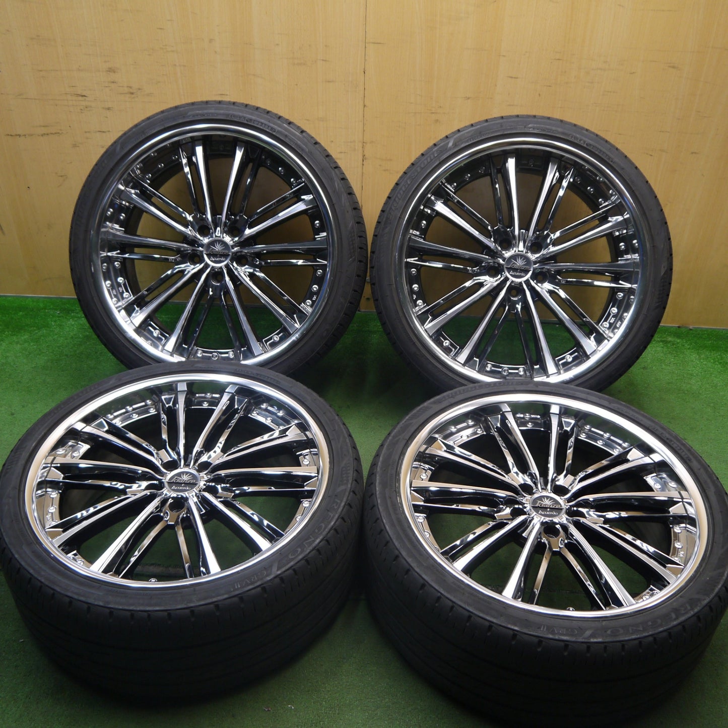 4本価格★kranze Acuerdo 245/35R20 ブリヂストン レグノ GRV2 クレンツェ アクエルド 20インチ PCD114.3/5H★5073005Hノ