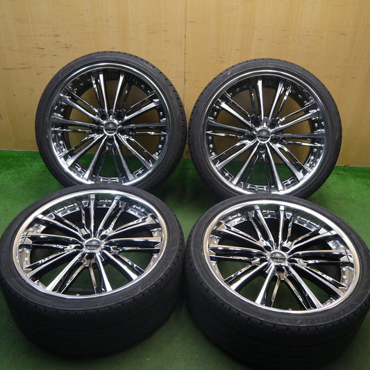 4本価格★kranze Acuerdo 245/35R20 ブリヂストン レグノ GRV2 クレンツェ アクエルド 20インチ PCD114.3/5H★5073005Hノ