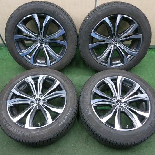 *送料無料* センサー付！バリ溝！綺麗！8.5分★レクサス RX450h バージョンL 純正 235/55R20 スタッドレス ミシュラン X-ICE XI3 PCD114.3/5H★4061403NJス