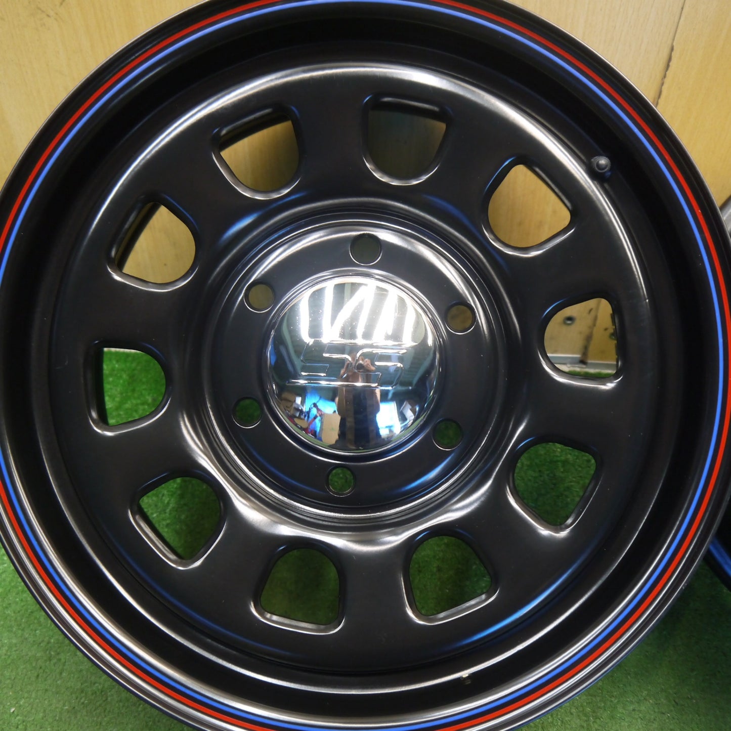 ほぼ未使用！2本◎DAYTONA デイトナ スチール ホイール 16インチ 16×6.5JJ PCD139.7/6H◎6082406Hホ