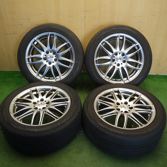 4本価格◎WORK SPORBO DURATA 235/50R18 ヨコハマ ブルーアース RV-02 ワーク スポルボ デュラータ 18インチ PCD114.3/5H◎6063003Hノ