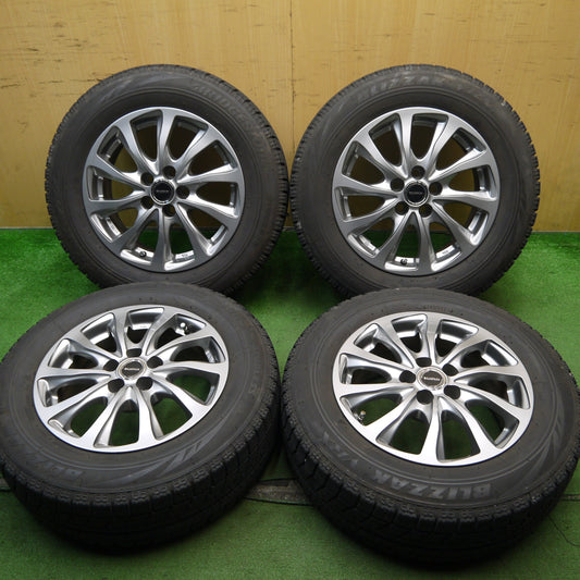 キレイ★プリウス 等 195/65R15 スタッドレス ブリヂストン ブリザック VRX BALMINUM バルミナ 15インチ PCD100/5H★5061004Hス