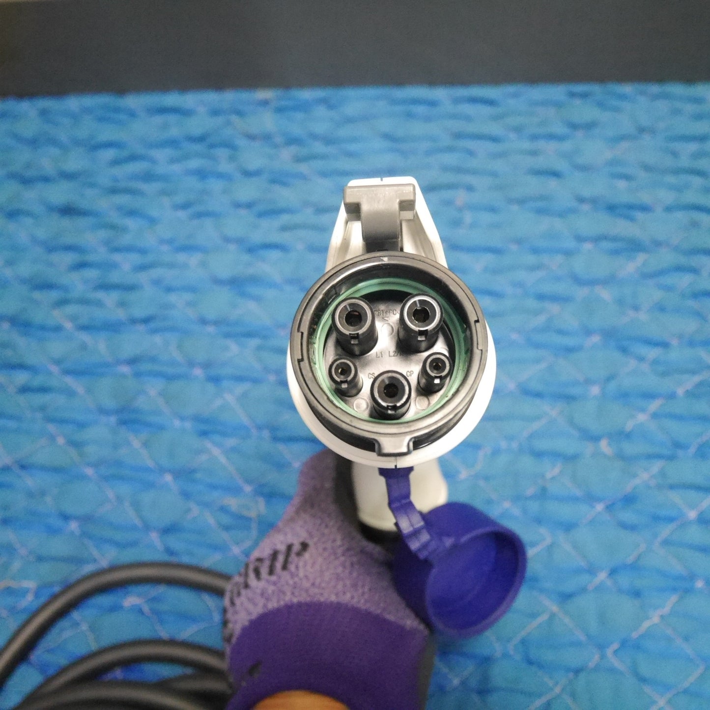 [送料無料] キレイ☆日産 リーフ AZE0 ZE0 純正 充電 ケーブル コード No.29690 3NK5E 防雨型 200V 電気 自動車 EV車☆