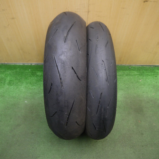 前後2本セット★バイク タイヤ 110/70R17 150/60R17 ダンロップ スポーツマックス α-13 SP レース 17インチ★5092207Hノタ