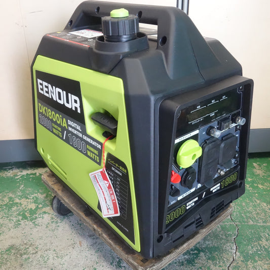 [送料無料] ほぼ未使用☆EENOUR インバーター ガソリン 発電機 DK1800iA 定格出力 1.8kVA 正弦波 防音型 軽量 高出力 静音☆
