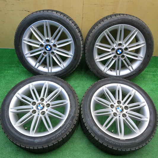 4本価格★BMW 1シリーズ E87 Mスポーツ 純正 205/50R17 スタッドレス ナンカン CORSAFA 17インチ PCD120/5H★5102309HAス
