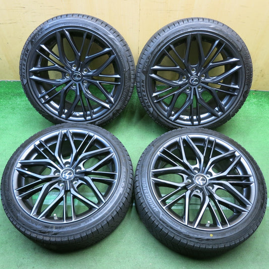 センサー付！バリ溝！24年！9.5分◎レクサス IS 500 Fスポーツ 純正 235/40R19 265/35R19 スタッドレス ブリヂストン ブリザック VRX3 19インチ PCD114.3/5H◎6092605HAス