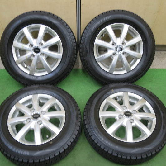 バリ溝！23年！9分★スタッドレス 145/80R13 ダンロップ ウインターマックス WM02 TOPRUN トップラン 13インチ PCD100/4H★5112501TTス
