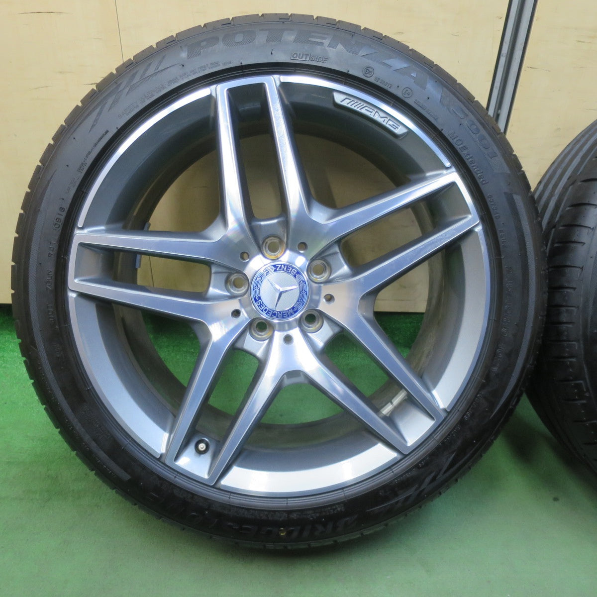 新車外し★ベンツ Sクラス W222 純正 AMG 245/45R19 275/40R19 ブリヂストン ポテンザ S001 19インチ PCD112/5H★5111401TTノ