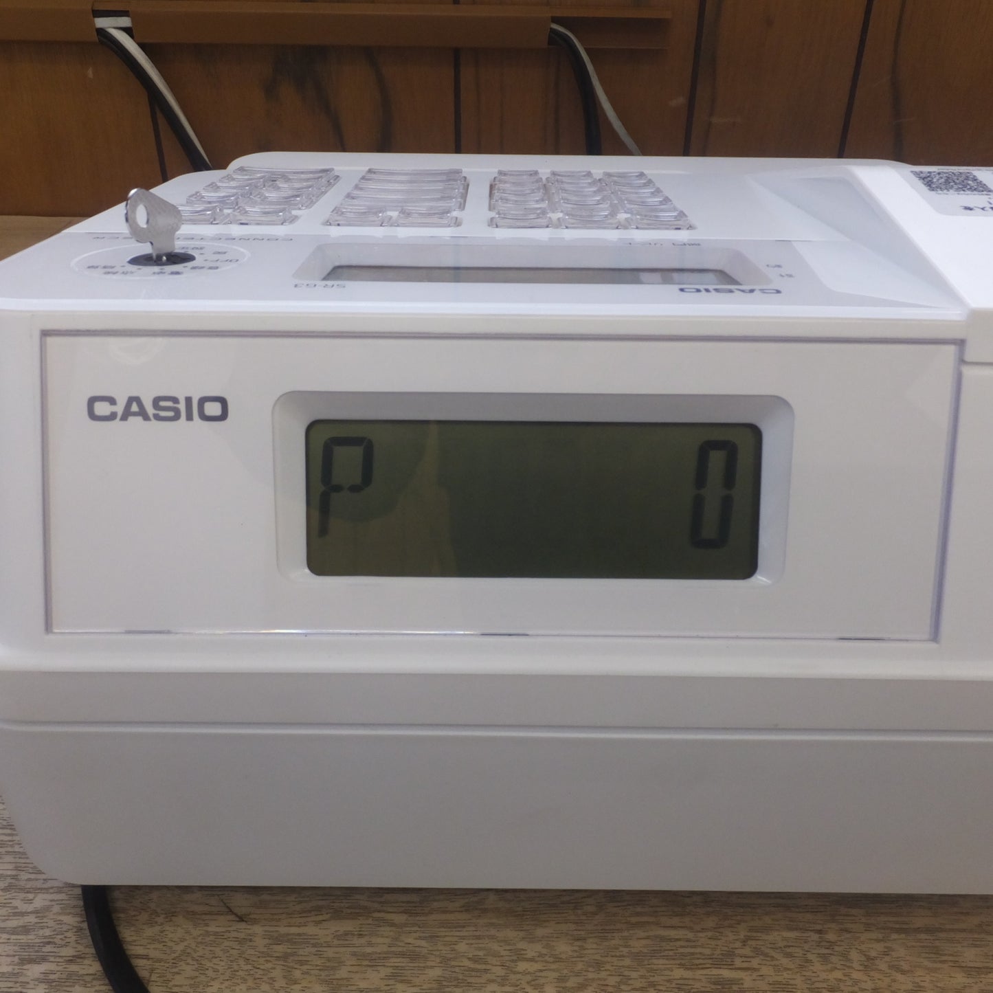 [送料無料] キレイ★カシオ CASIO 電子レジスター SR-G3-WE　AC100V～ 50/60Hz 0.17A　Bluetoothレジスター★