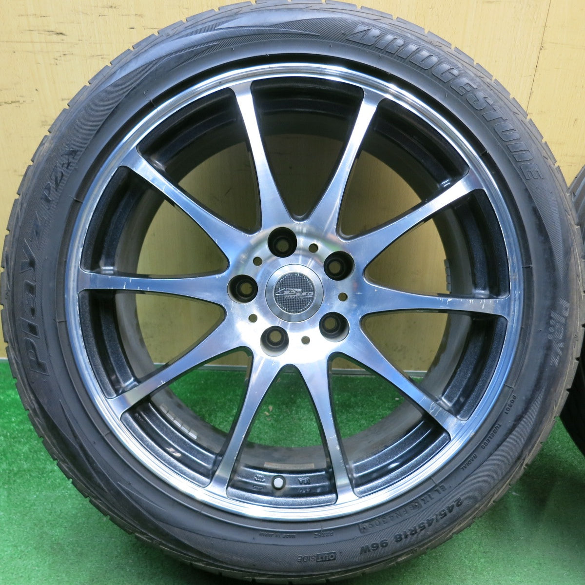 4本価格★245/45R18 ブリヂストン プレイズ PZ-X X CROSS SPEED PREMIUM クロススピード プレミアム 18インチ PCD114.3/5H★6052806HAノ