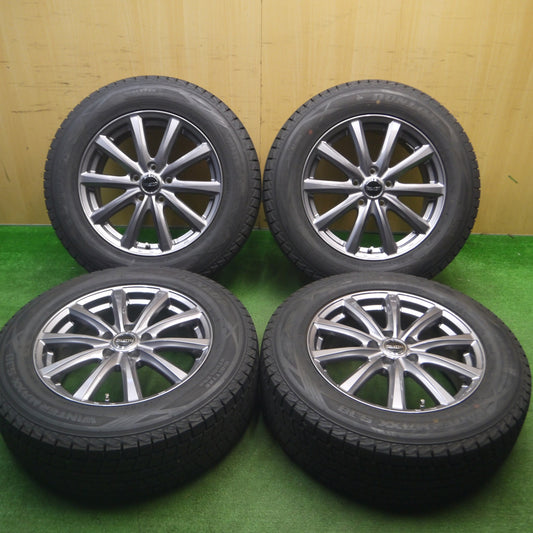 [送料無料] バリ溝！23年！キレイ！9.5分以上★スタッドレス 225/65R17 ダンロップ ウインターマックス SJ8 SJ8+ DILETTO ディレット 17インチ PCD114.3/5H★5020514Hス